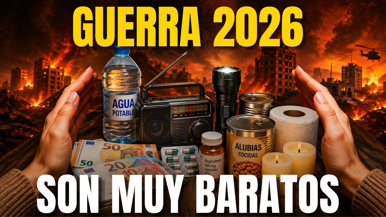 TERCERA GUERRA MUNDIAL 2026: 13 OBJETOS BARATOS que DEBES GUARDAR YA antes de que sea TARDE