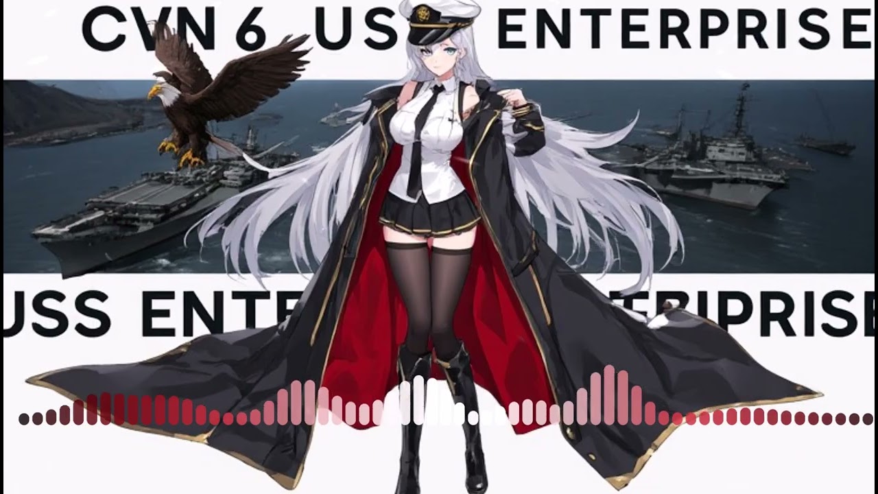 Azur Lane Eagle Union Grey Ghost Returns Uss Enterprise Cvn 6 Song (Ai Song)