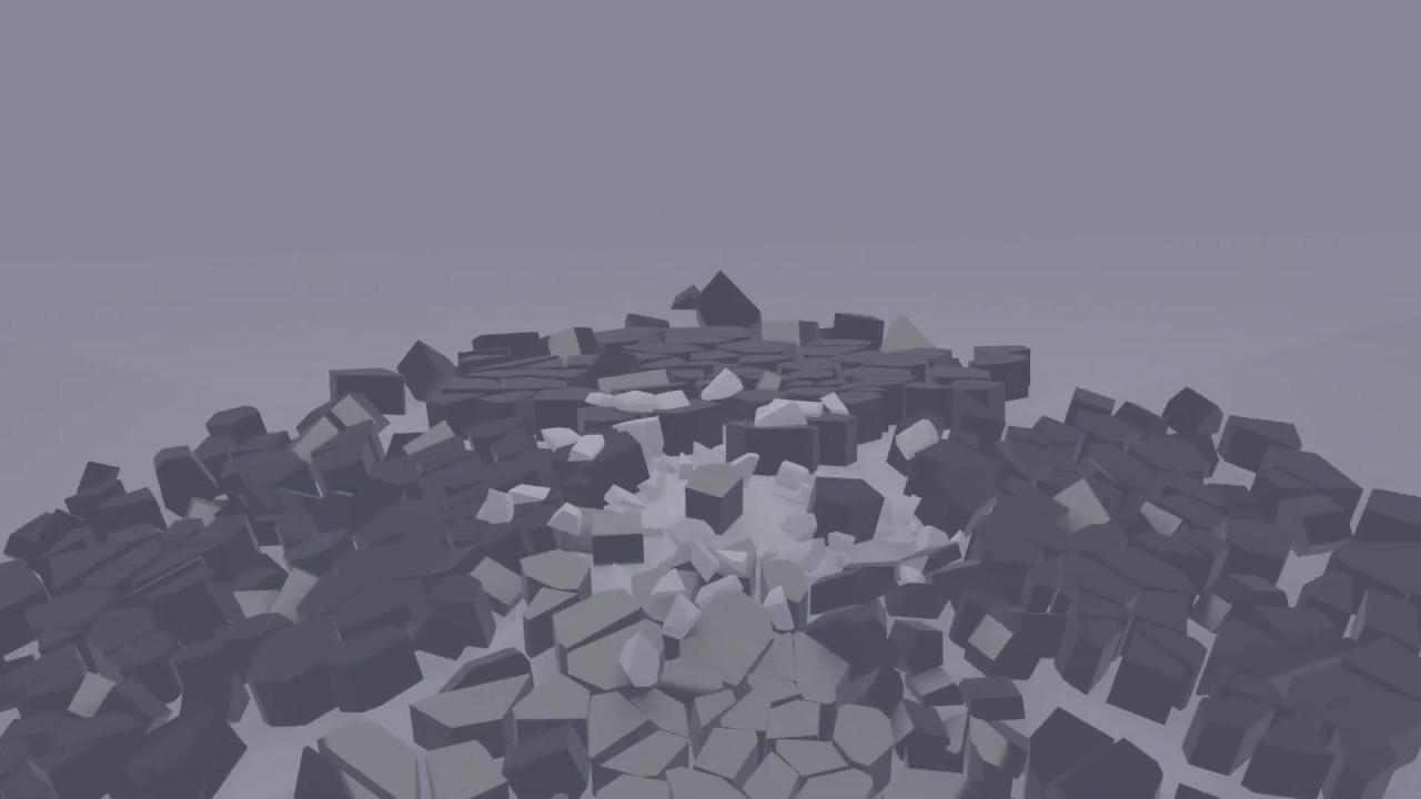 Shattering Cubes