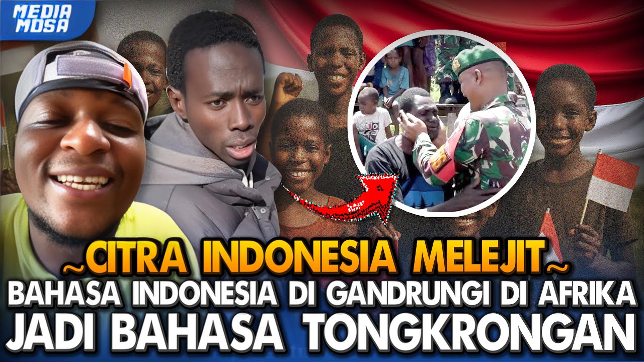 TETIBA WARGA AFRIKA KAGUMI BANGSA INDONESIA‼️BAHASA INDONESIA JADI BHS TONGKRONGAN DI AFRIKA