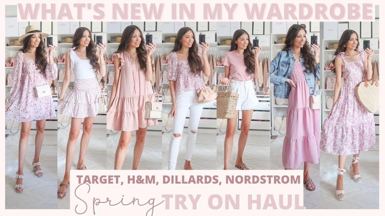 What's New In My Spring Wardrobe Spring Haul! Target, H&M, Dillards, + More! Spring Outfit Ideas