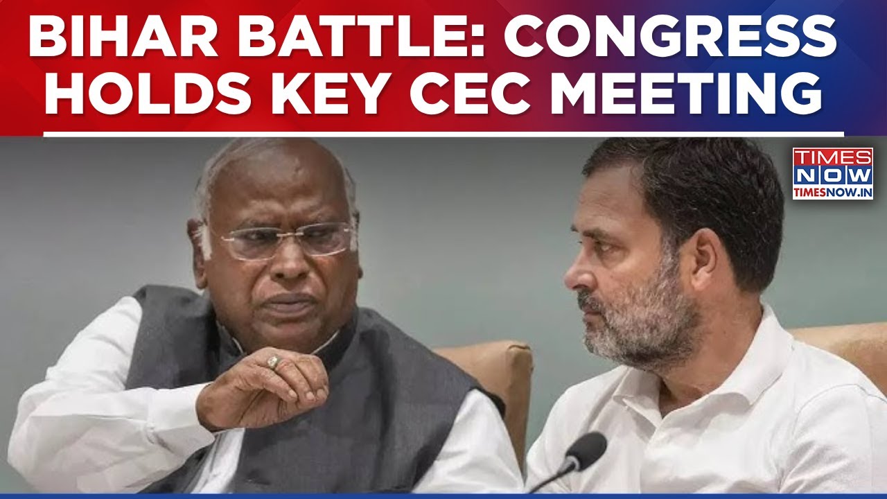 Bihar Assembly Elections 2025: Congress Holds CEC Meeting; 25 Candidates Finalized, Say Sources