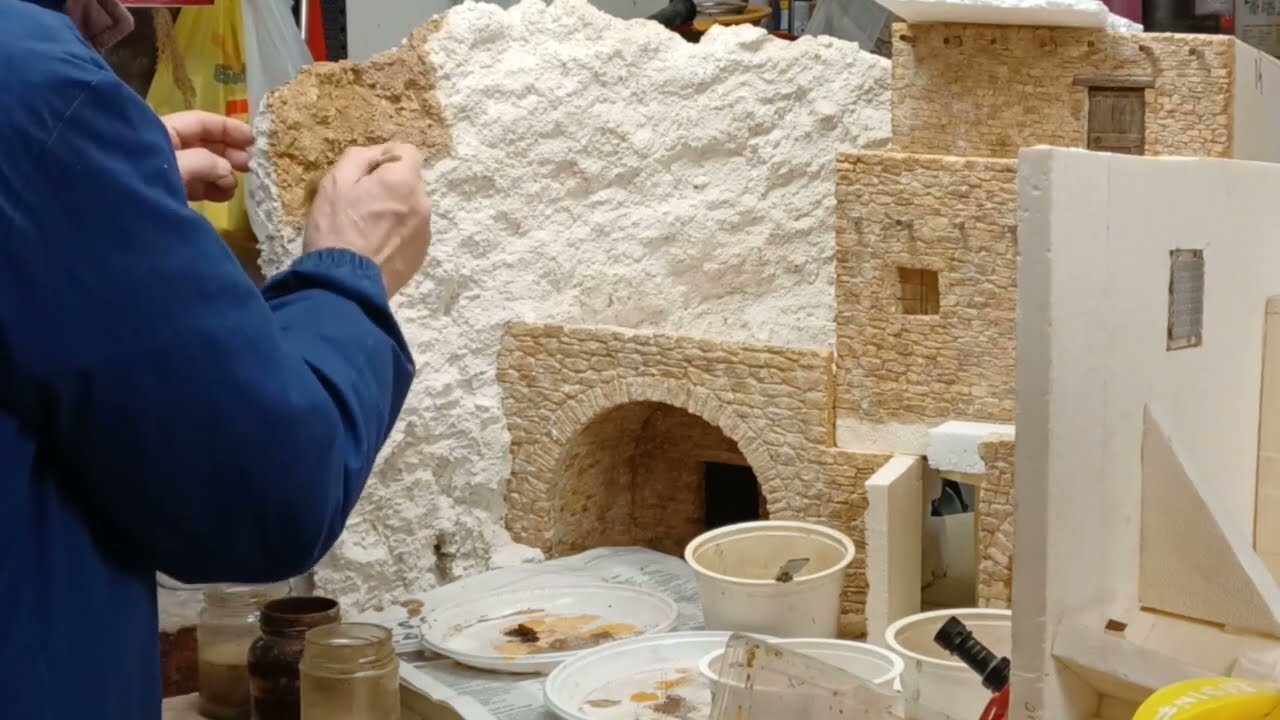 Presepe 2023 - parte 12 - PARETE ROCCIOSA