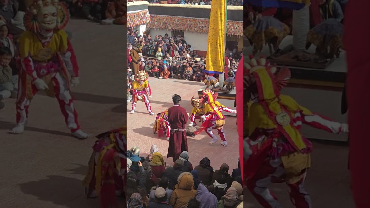 The winter ladakhi festival of mask dances by lamas