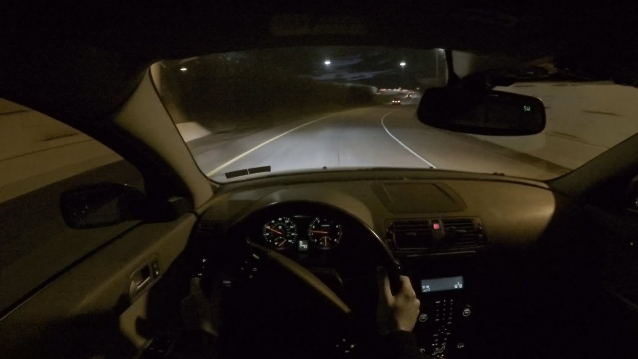 2005 Volvo V50 T5 AWD | POV Night Drive