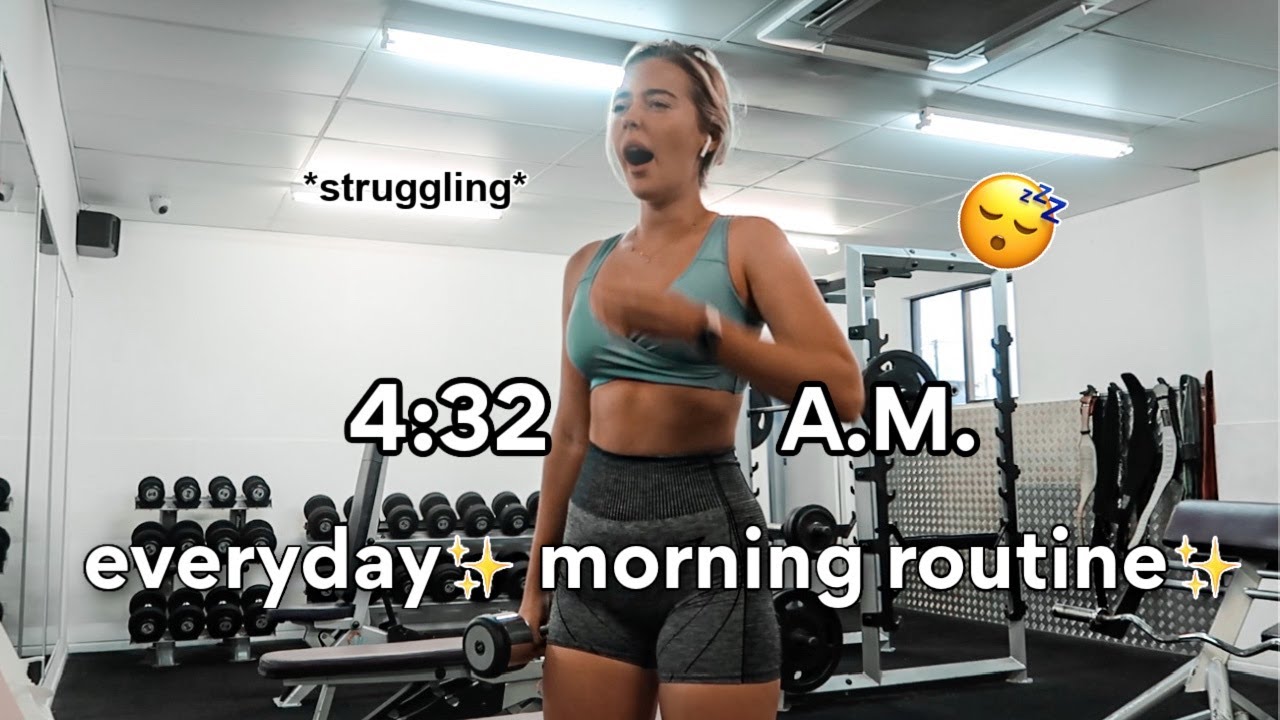 I Tried A 4:32am Morning Routine For A Week...