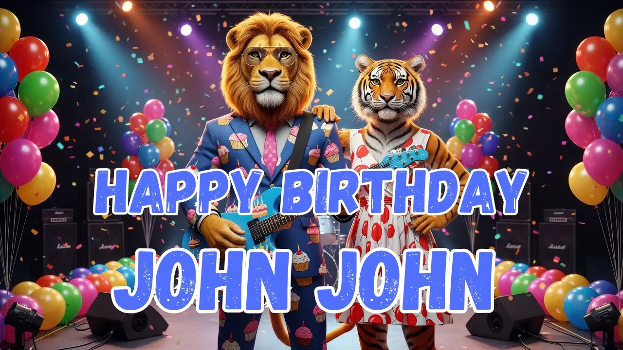 JOHN JOHN Happy Birthday Song - Happy Birthday to John John