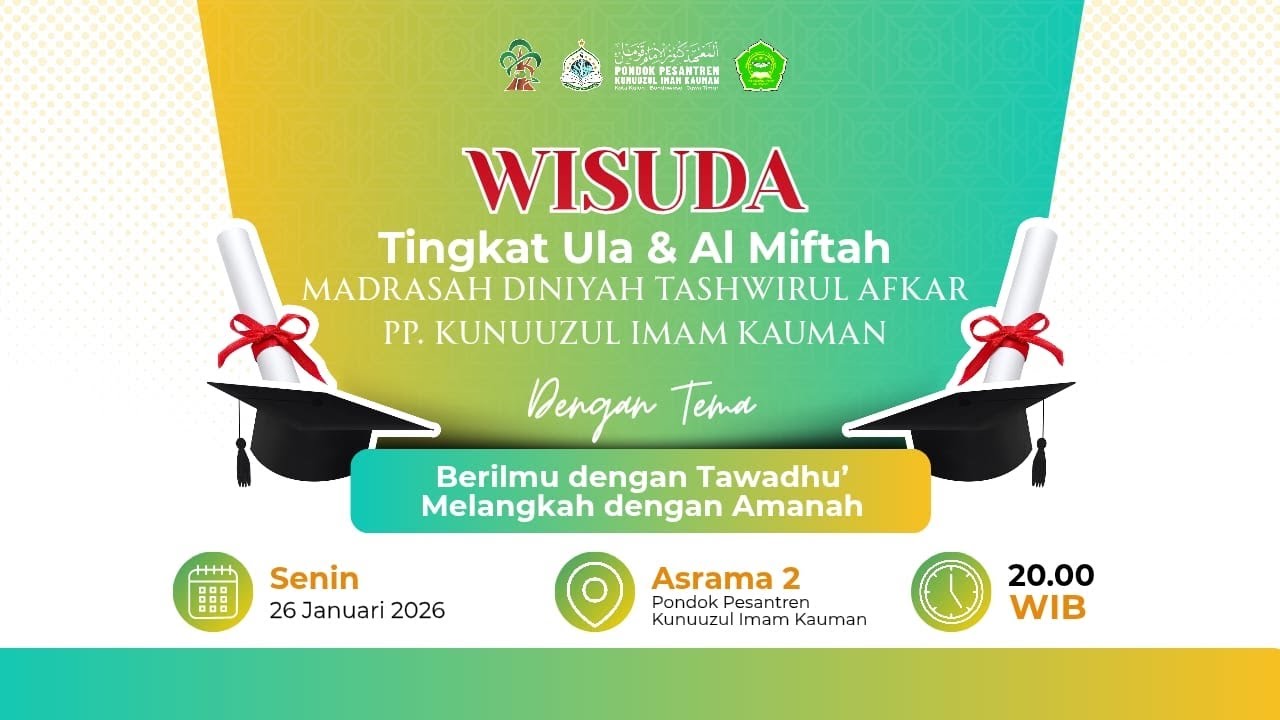 🔴LIVE  WISUDA TINGKAT ULA & AL MIFTAH MADRASAH DINIYAH TASHWIRUL AFKAR