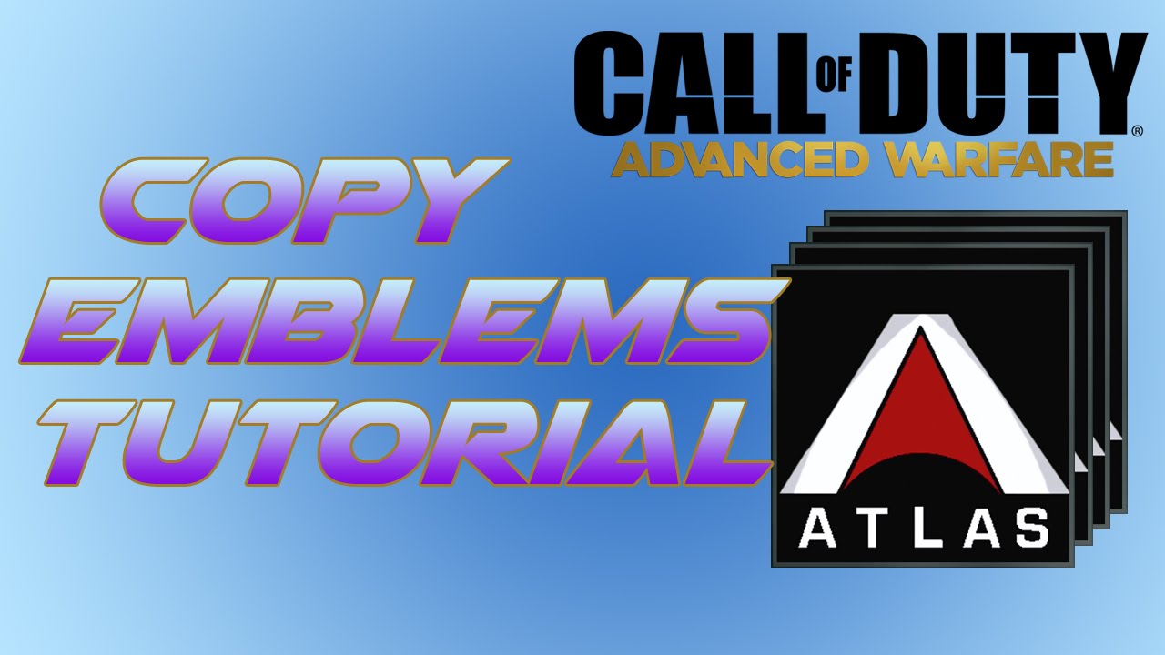 How to Copy Emblems in Advanced Warfare! COD Advanced Warfare Copy Emblems Tutorial