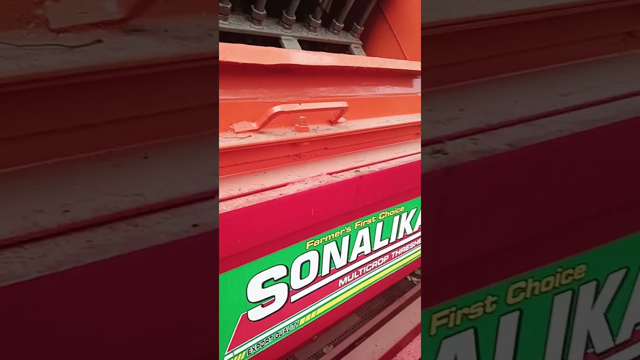 sonalika double bhusa wala multi crop thresher#shortvideo