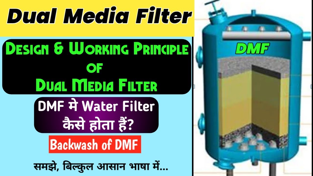 Dual Media Filter || Design & Working Principle of Dual Media Filter || Backwash of Filter