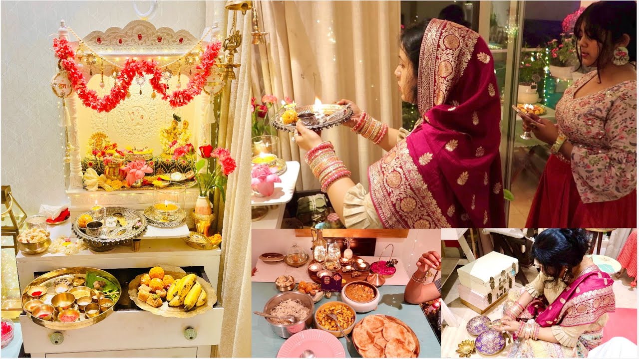 Diwali Puja Humare Ghar mein Iss Saal Ki🙏 Mumbai Ki Dhamakedar Diwali Celebration Diwali Dinner Menu
