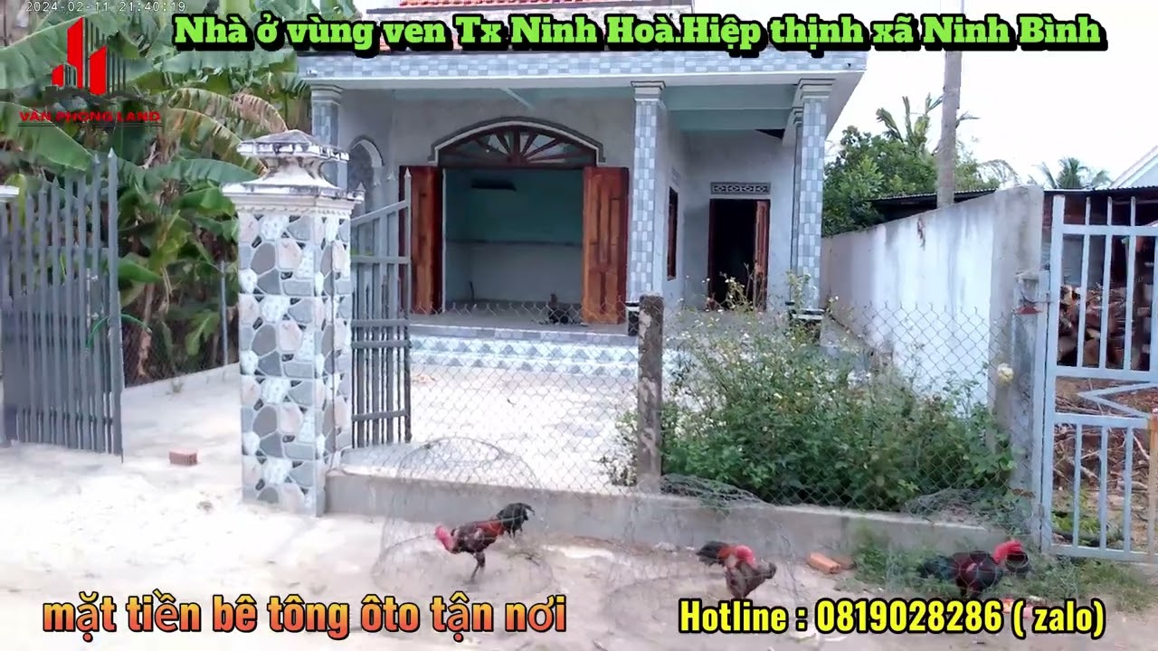 - Nhà ở Vùng ven Tx Ninh hoà. Hiệp Thịnh . Xã Ninh Bình.