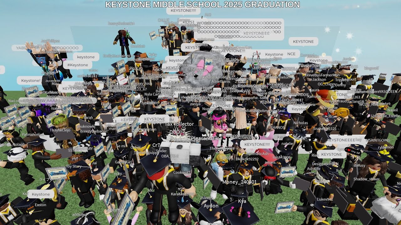 Keystone middle school 2025 graduation Roblox
