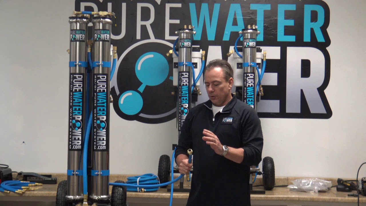 Pure Water Power RODI Purification Carts