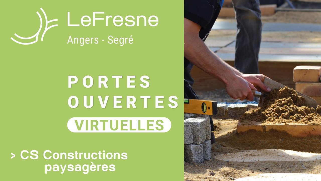 JPO Virtuelles - Présentation du CS Constructions Paysagères au Fresne