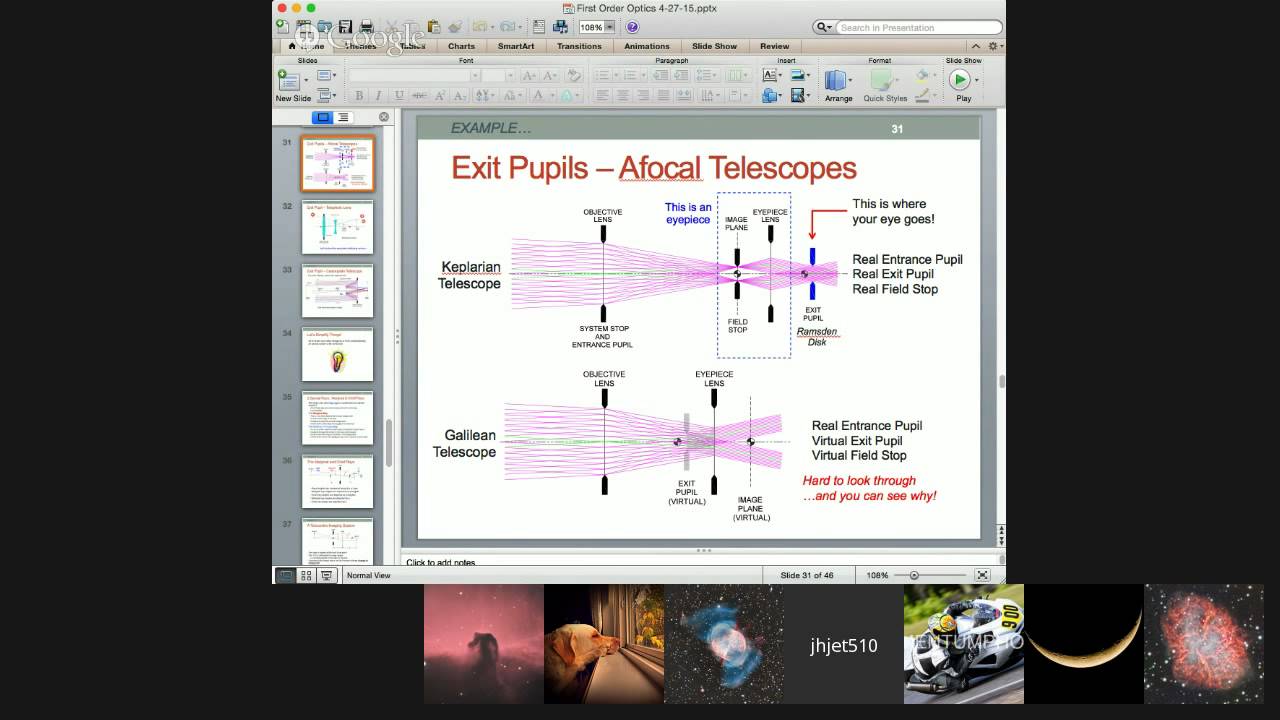 LIVE: Optical Theory