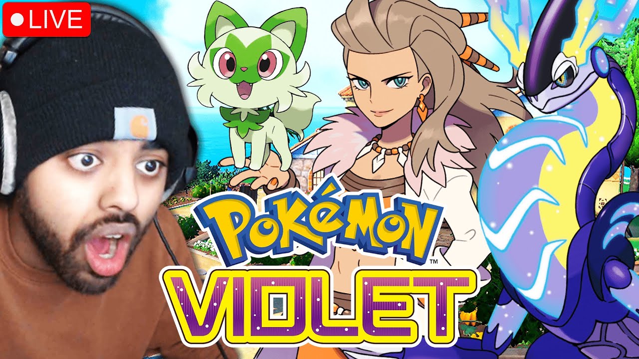 Pokemon Violet LIVE FULL GAME PLAYTHROUGH! #02