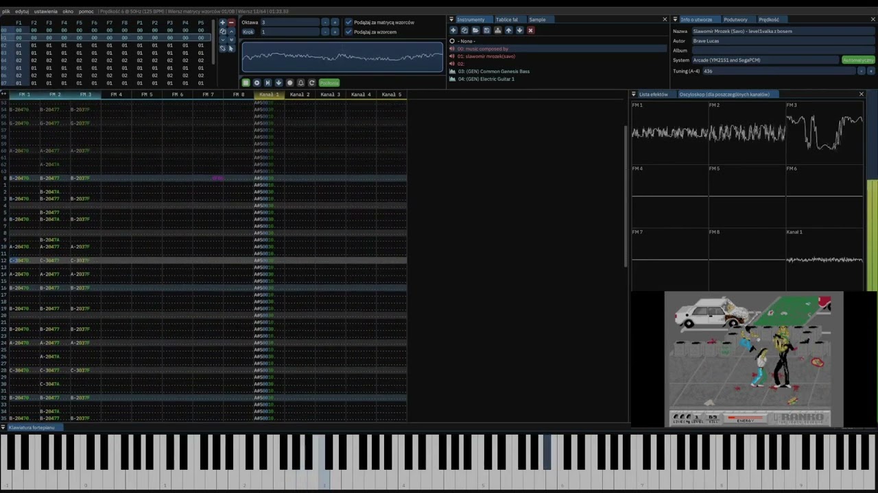 Franko the Crazy Revenge - Level 1 Boss by Slawomir Mrozek (Savo) - SEGA Arcade Cover