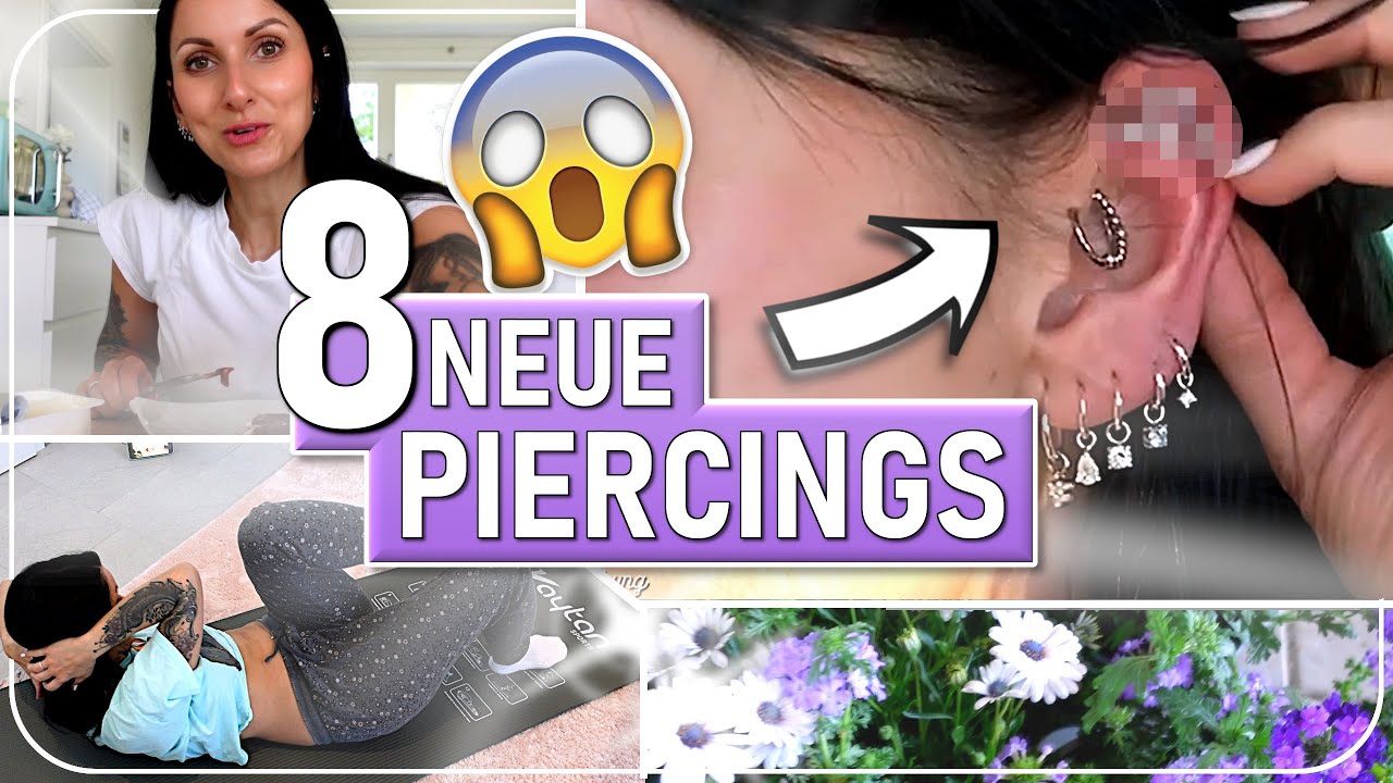 Ich lasse mich PIERCEN 😭🥵 MORGENROUTINE | GEBURTSTAG | Piercing VLOG mit Frühlingsrolina