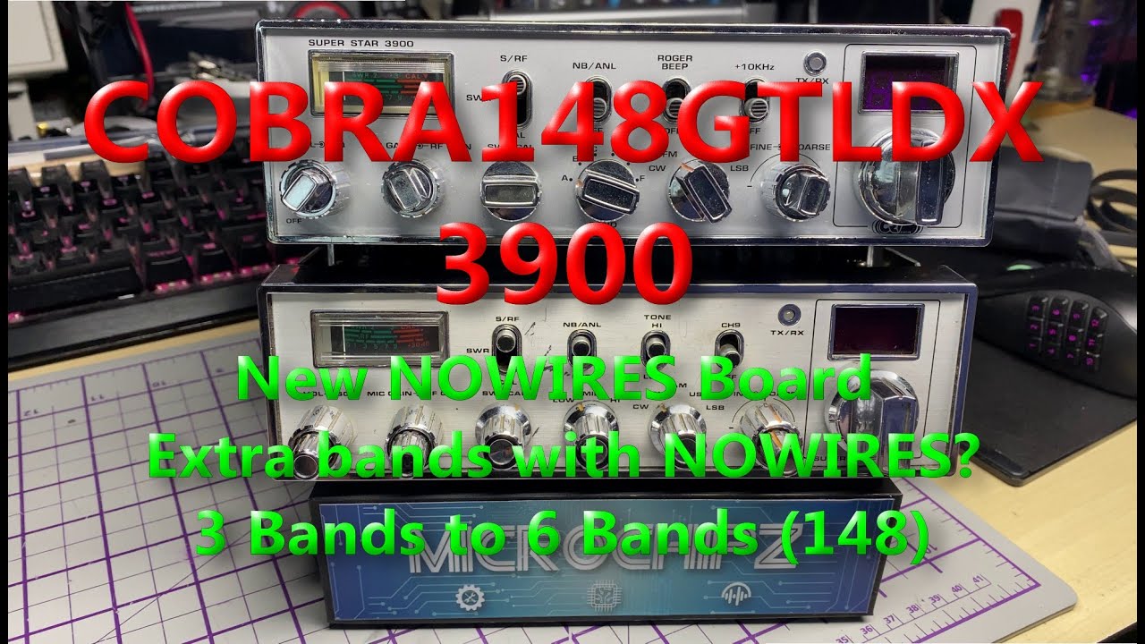 Новинка 2026 года — плата Microchipz NOWIRES для Cobra148 GTL DX MK2 / SS360 + 3900 и её вариантов.