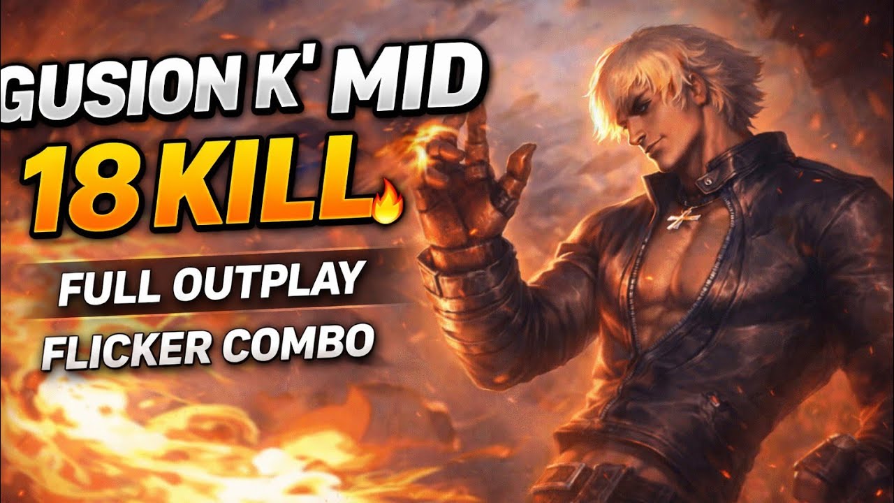 Gusion K’ Mid Terlincah! 18 Kill Full Outplay