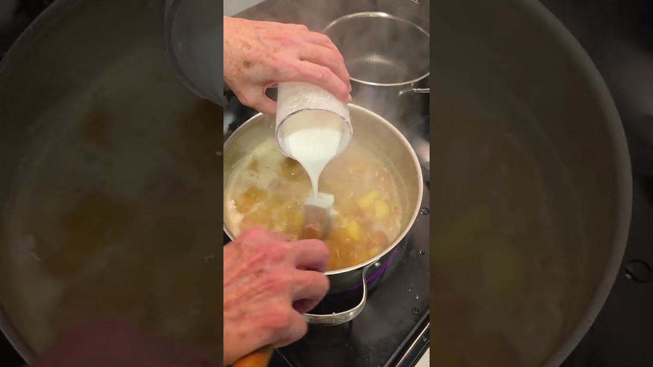 Bacon and potato soup ASA style