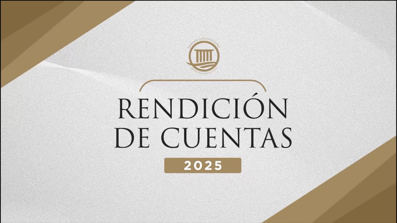 Rendición de Cuentas del Tribunal Constitucional