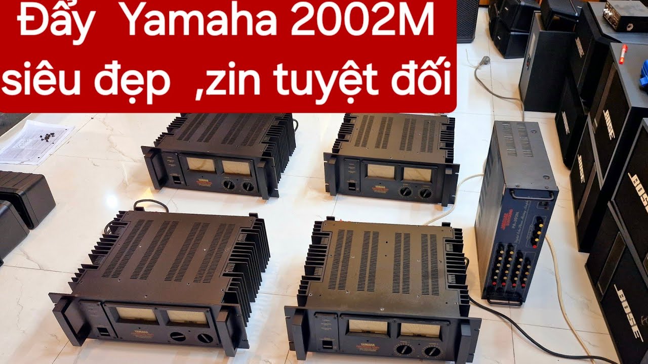 5 Siêu đẩy Yamaha PC 2002M   Công suất tốt. ĐÈN VU TO ĐẸP ZIN TUYỆT ĐỐI