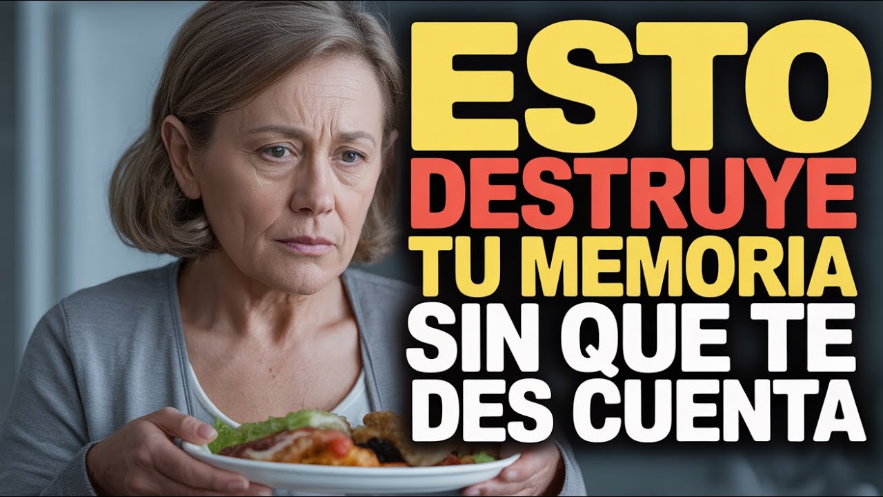 ¡DEJA de comer esto! El hábito que está destruyendo tu memoria después de los 65.