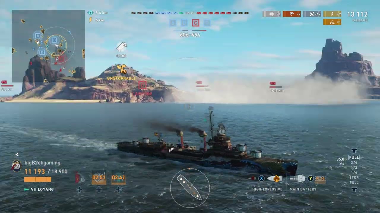 Loyang when the team tries to lose - World of Warships Legends