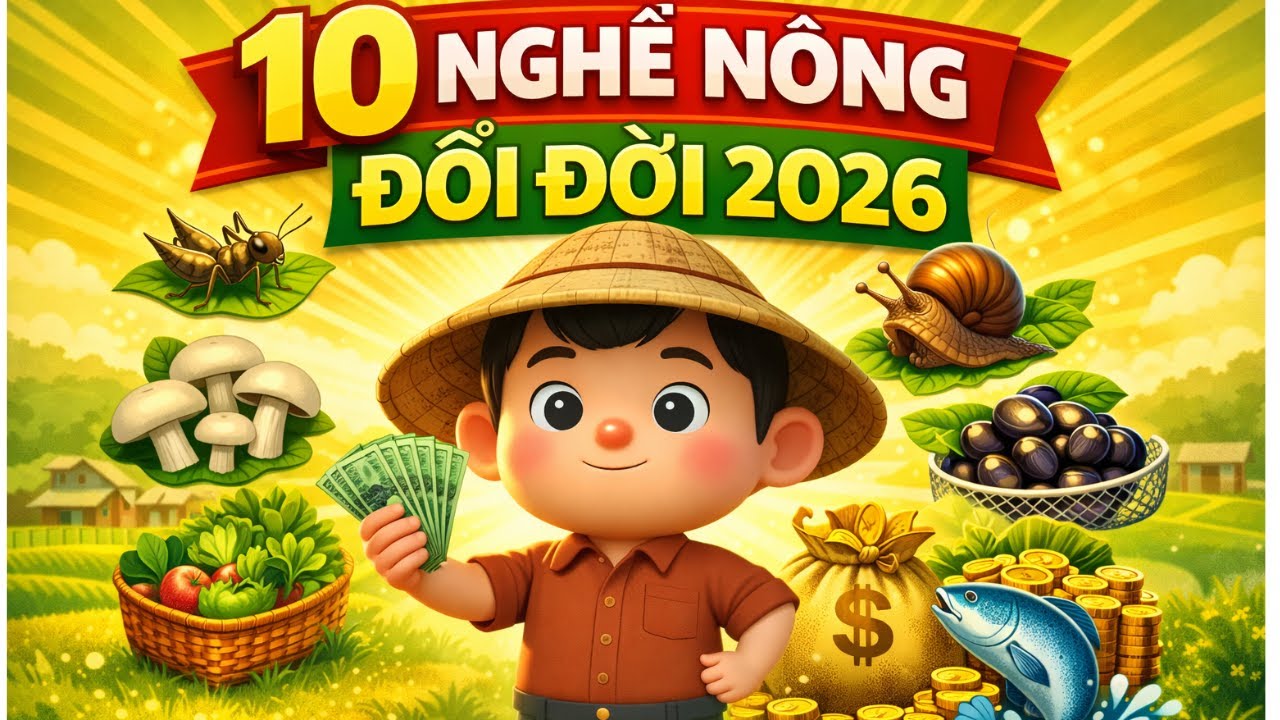 10 Nghề Nông Đơn Giản Giúp Người Quê Đổi Đời Trong 2026 | Chiến Lược Làm Giàu.