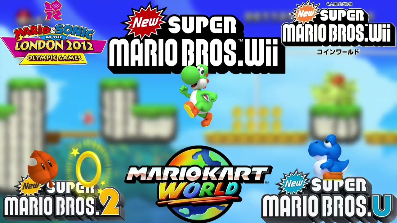 (Music Mixing) New Super Mario Bros. Wii - Beach Mashup