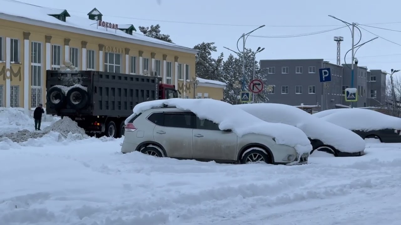 После снегопада Белогорск Амурская Область (27.11.2024)