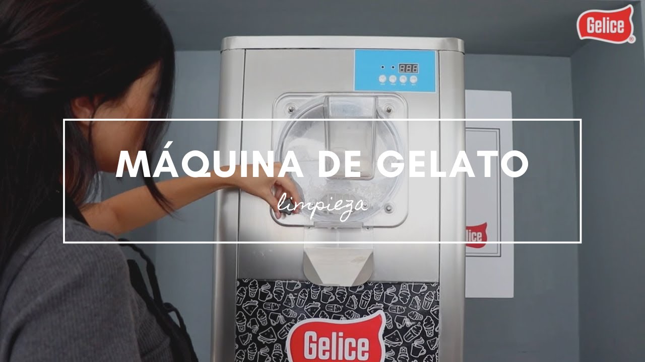 Maquina de Helado Duro Gelato Mexico - Limpieza Sencilla