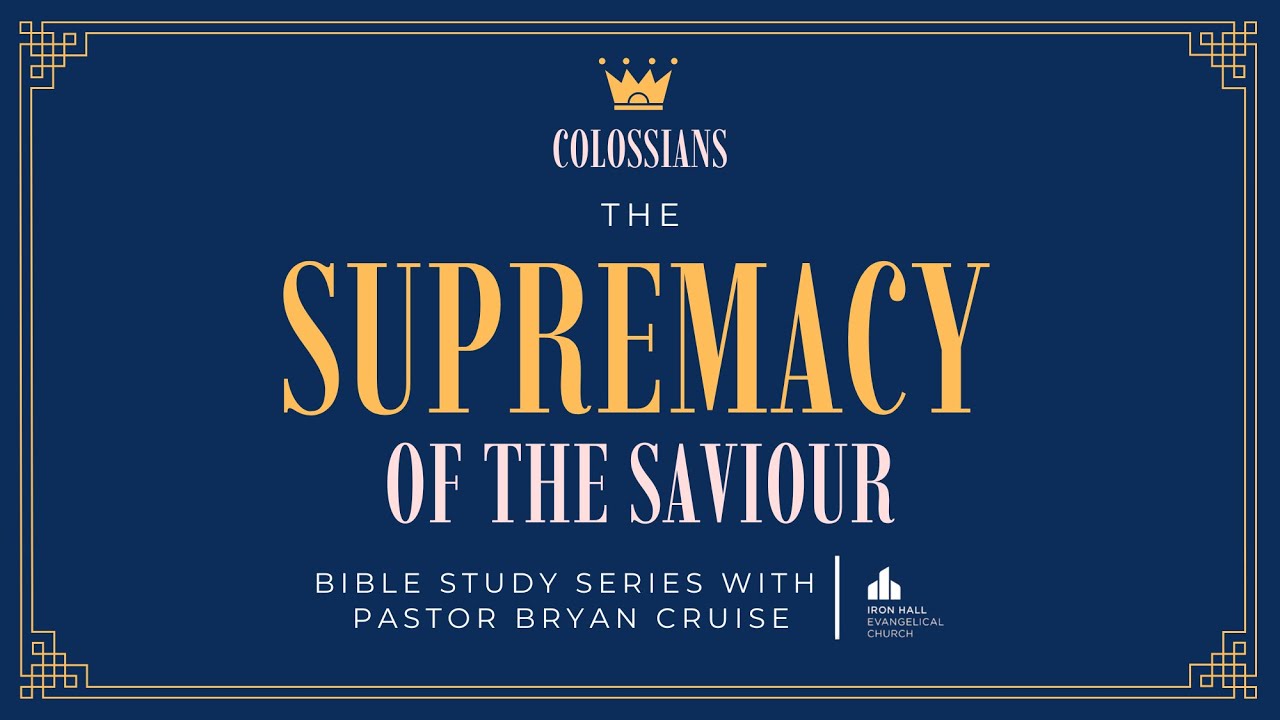 Bryan Cruise | The God&ndash;Ordered Home | Bible Study | Iron Hall Ev. Church | Thursday 15 January 2026