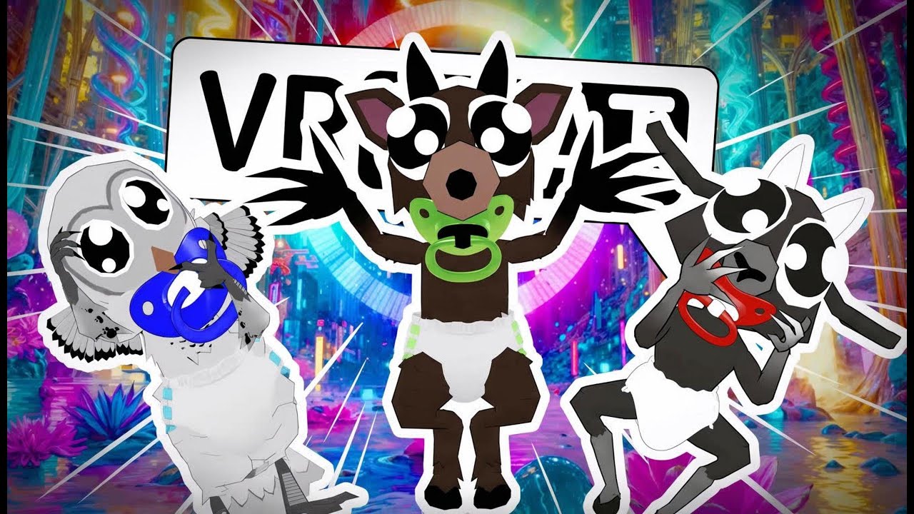 DEER BABY AND HIS FRIENDS RUN WILD IN VRCHAT! – Funny Moments (99 Nights in the Forest)