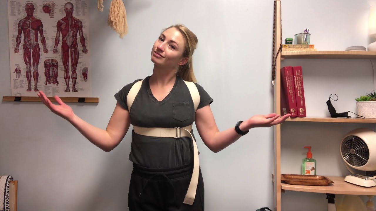Posture harness tutorial with a yoga strap