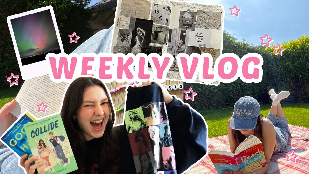 WEEKLY VLOG | eras tour prep, reading slump, northern lights and TTPD chat ✨