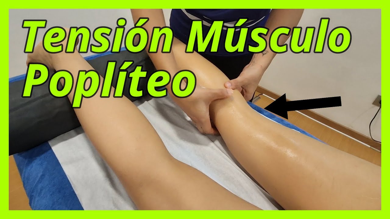 😣 DOLOR detrás de la RODILLA, Tratamiento músculo poplíteo y cuádriceps #dolorrodilla