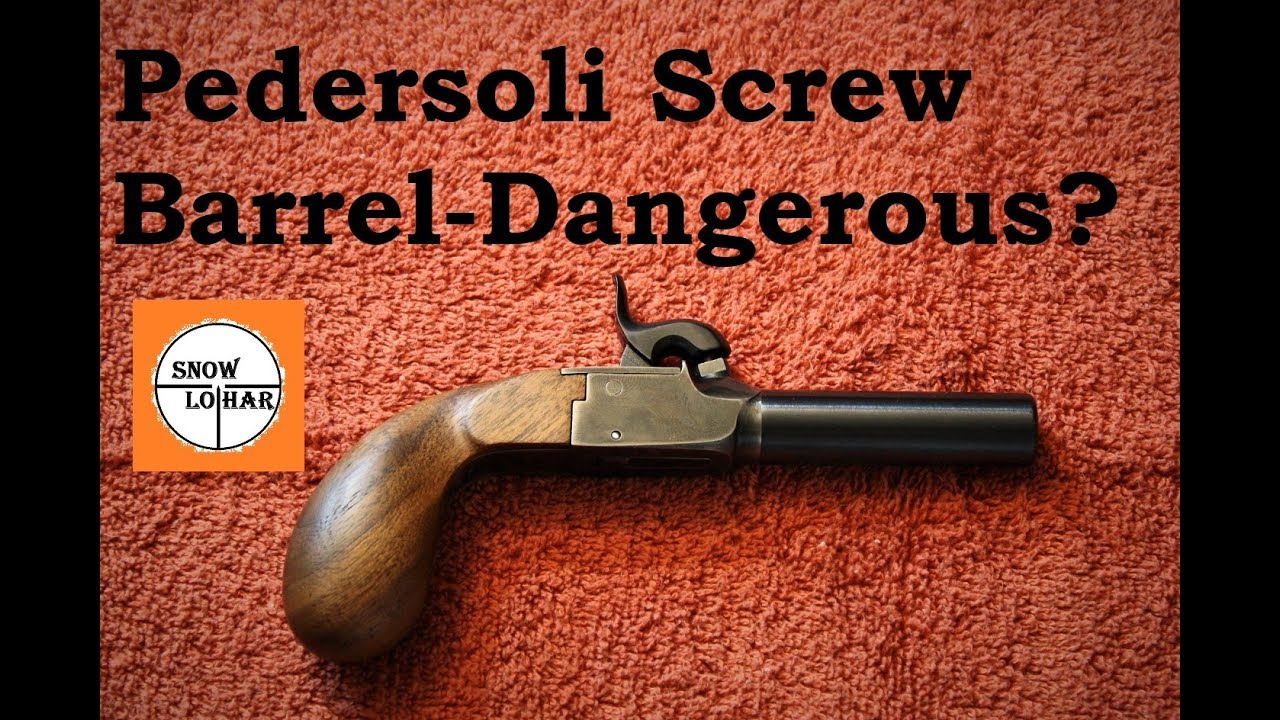 Pedersoli Screw Barrel - Is It Dangerous?