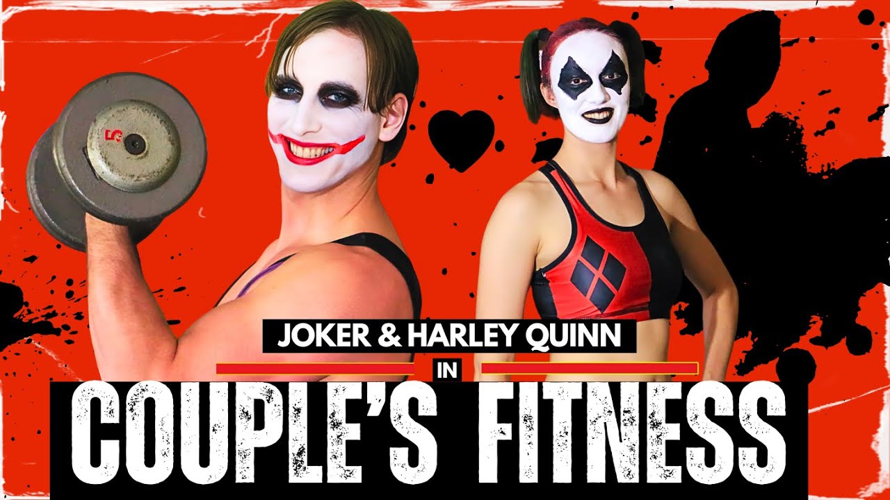 Harley Quinn & Joker Take on Couple's Fitness Challenges! | DC Cosplay Fun