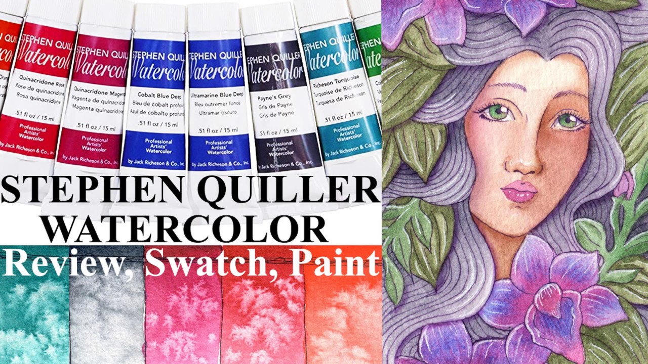 Stephen Quiller WATERCOLOR REVIEW Paint Set Morgan Samuel Price