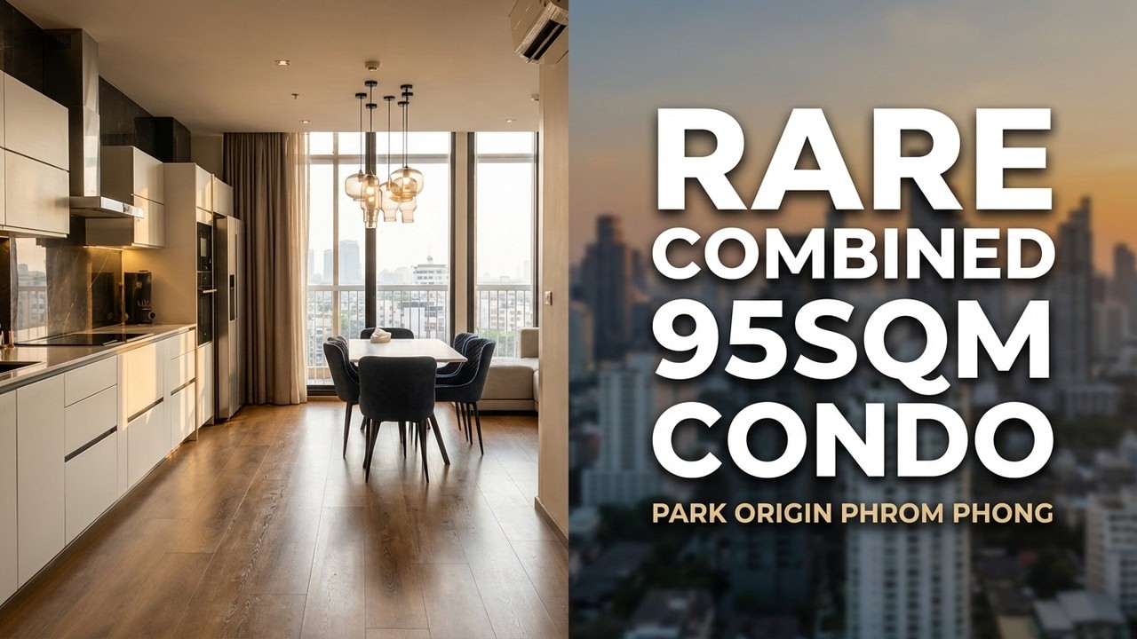 Park Origin Phrom Phong for Sale | Rare Combined 95sqm Condo | ขายคอนโด 2 ห้องนอน พร้อมพงษ์