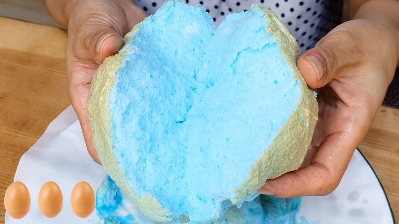 1000번 저어서 구름빵 만들기 계란은 3개 Cloud Bread Recipe [ 공대생가족 ]