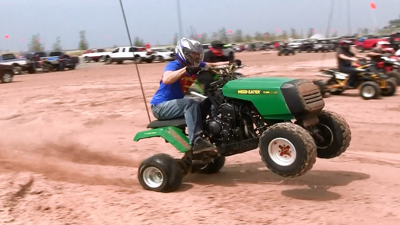 Lawn Tractor Is A Quad Killer