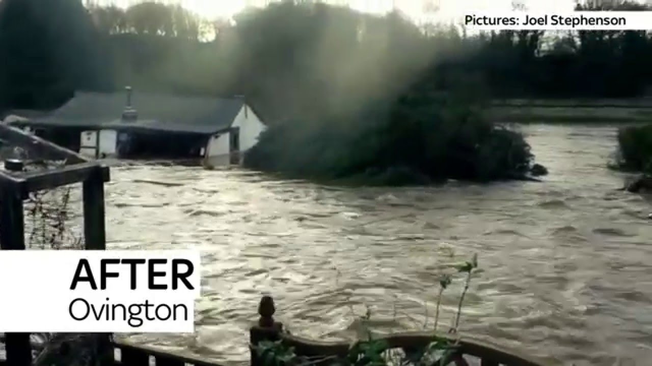 UK Locations Before And After Storm Desmond Floods