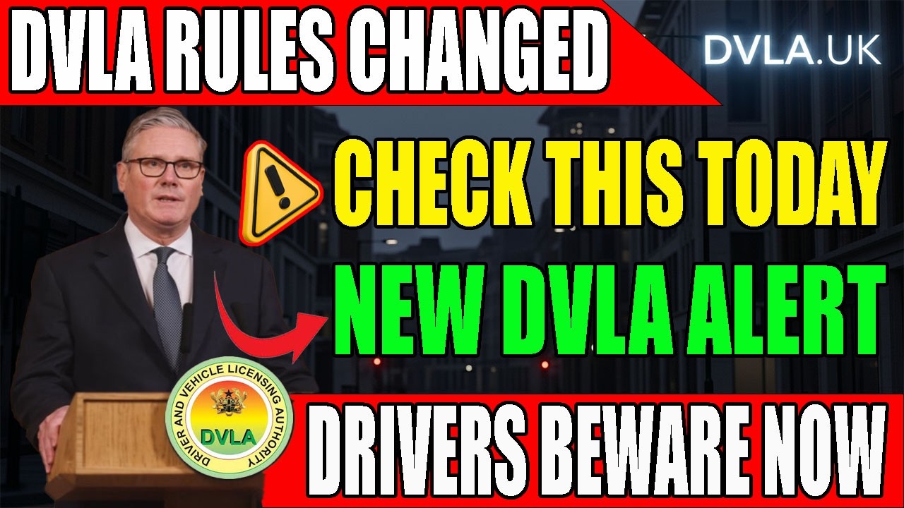 🚨 DVLA выпустила важное обновление: что должен проверить каждый водитель в Великобритании сегодня...