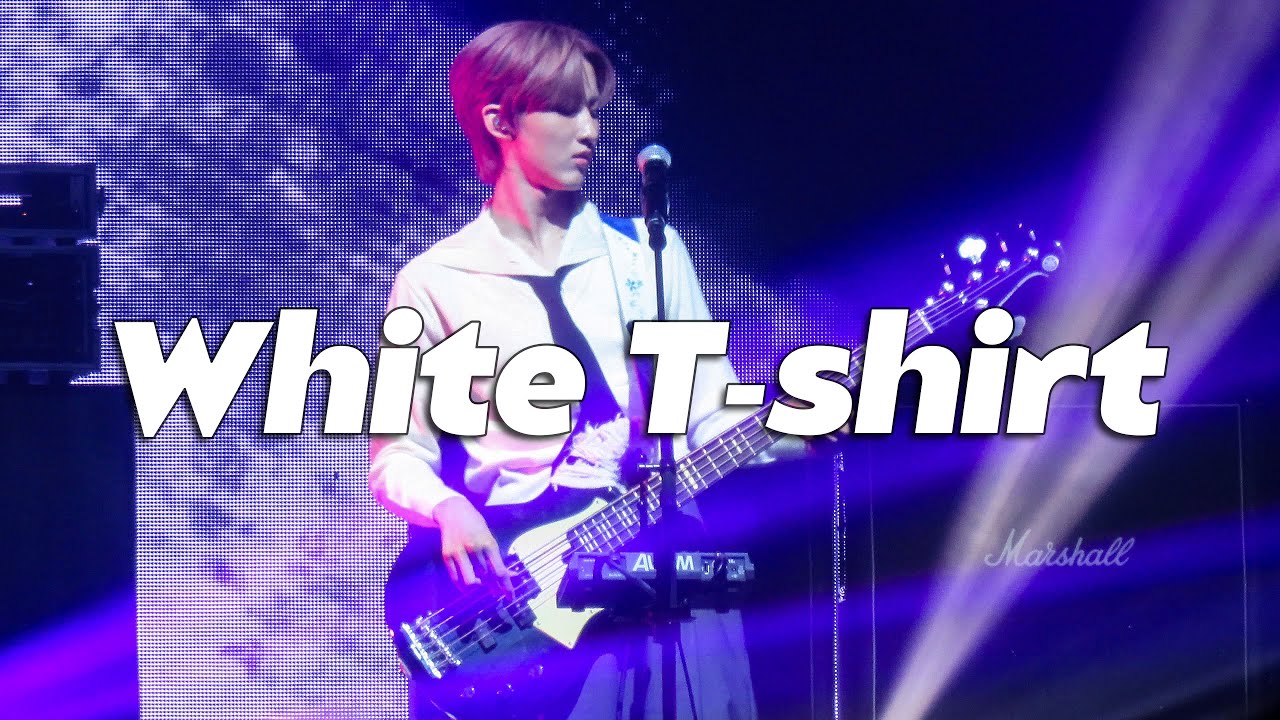 250910 AxMxP - ‘White T-shirt’ - 주환 직갬|AxMxP ON데뷔쇼|Juhwan|에이엠피|FNC신인밴드|쇼케이스