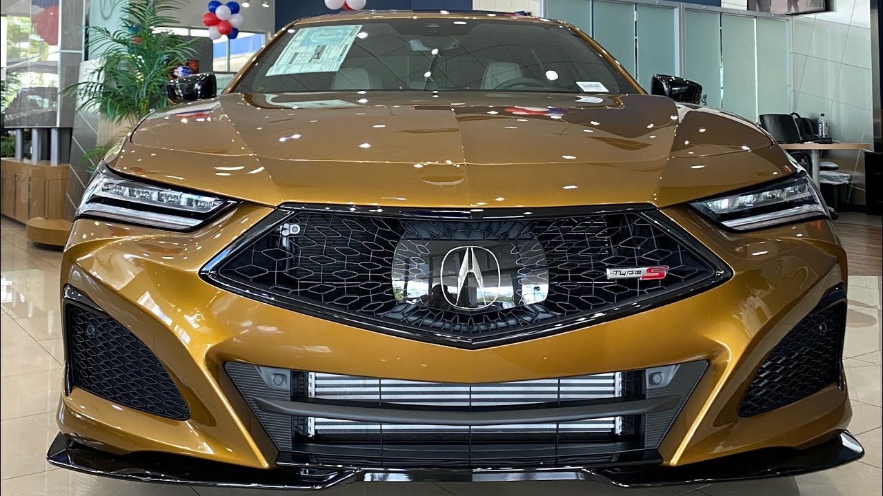 Acura TLX Type-S 2021 года | Оригинальный обвес, карбоновый спойлер и диффузор | Дополнительные и...